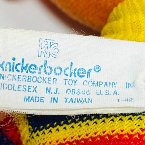 Vintage 1970s Sesame Street Knickerbocker Ernie Plush‎ Stuffed Toy Taiwan - Picture 6 of 7